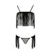 Комплект жіночої нижньої білизни чорний KASSANDRA SET WITH OPEN BRA S/M Passion Exclusive Комплект жіночої нижньої білизни чорний KASSANDRA SET WITH OPEN BRA S/M Passion Exclusive