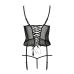 Корсет эротический черный PERDITA CORSET XXL/XXXL Passion Exclusive