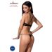 Эротический комплект нижнего белья черный QUENTRIS BIKINI  S/M Passion Exclusive Эротический комплект нижнего белья черный QUENTRIS BIKINI  S/M Passion Exclusive