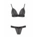 Комплект белья черного цвета GLAMISS SET XXL/XXXL - Passion Exclusive Комплект белья черного цвета GLAMISS SET XXL/XXXL - Passion Exclusive