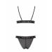 Комплект белья черного цвета GLAMISS SET XXL/XXXL - Passion Exclusive Комплект белья черного цвета GLAMISS SET XXL/XXXL - Passion Exclusive