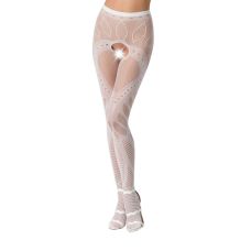 Еротичні колготки білі passion S007