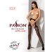 Эротические колготки имитация чулок с подвязками и пояском S024 black Черные Passion Страсть