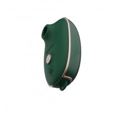 Вакуумный силиконовый стимулятор клитора зеленый Qingnan No.0 