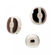 Затискачі для сосків БДСМ з вібрацією та пультом управління бежевого кольору Qingnan No 3