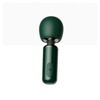 Вибромассажер Ванд в форме микрофона для стимуляции клитора зеленого цвета Qingnan No 5
