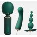 Вібромасажер Ванд у формі мікрофона для стимуляції клітора зеленого кольору Qingnan No 5 Вібромасажер Ванд у формі мікрофона для стимуляції клітора зеленого кольору Qingnan No 5
