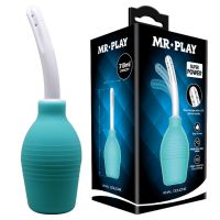 Анальний душ блакитного кольору Lybaile Mr Play 310 мл Анальний душ блакитного кольору Lybaile Mr Play 310 мл