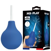 Анальний душ синього кольору Lybaile MR PLAY BLKC об'єм 224 мл Анальний душ синього кольору Lybaile MR PLAY BLKC об'єм 224 мл