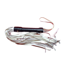 Батіг зі штучної шкіри білого кольору Easy Life BDSM Desire 60см