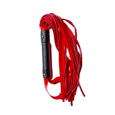 Плетіння БДСМ зі штучної шкіри чорно червоного кольору Easy Life BDSM Desire