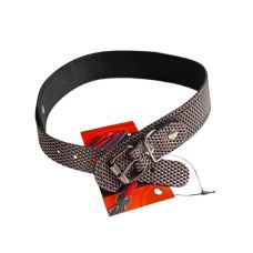 Розкішний нашийник із високоякісної натуральної шкіри у графітовому кольорі Easy Life BDSM Desire