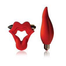 Набор вибраторов Язычек и губки крсный Rocks Off Feranti Fun Box Lick-a-Licious