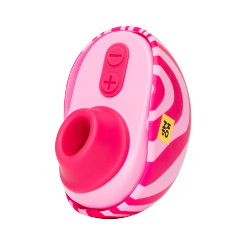 Вакуумный стимулятор клитора в тревел-формате розовый ROMP Spin 