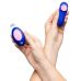 Вибротрусики для клитора с беспроводным пультом управления синий ROMP Party 