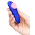 Вибротрусики для клитора с беспроводным пультом управления синий ROMP Party 