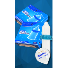 Латексний презерватив із вусиками синього кольору Recare Spike Condon 1шт