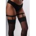 Підтяжки для панчіх ручної роботи зі штучної шкіри чорного кольору Candy Hero S10 розмір One Size Підтяжки для панчіх ручної роботи зі штучної шкіри чорного кольору Candy Hero S10 розмір One Size