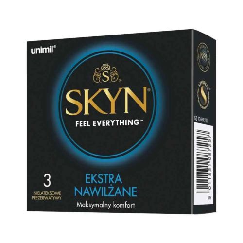 Презервативи безлатексні поліізопренові з додатковим мастилом Skyn ​​Extra Lubricated 3 штуки