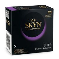Презервативы ультратонкие полиизопреновые SKYN ELITE 3 штуки