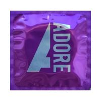 Презерватив суперпрочный из натурального латекса Pasante Adore Ribbed Pleasure 52 мм 1 штука