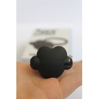 Кольцо эрекционное Половой Гигант силиконовое с вибрацией SEX EXPERT черное