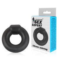 Кольцо для пениса для продления эрекции черное Sex Expert 