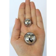 Шарики вагинальные металл без шнурка Sexy Friend D 2-3 см