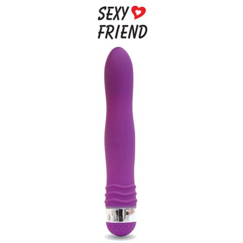 Вибратор вагинальный силиконовый Sexy Friend L 175 мм D 29 мм цвет фиолетовый 