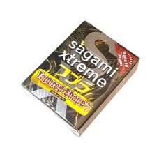 Презервативи латексні конічної форми Sagami Xtreme Tapered Shape Cobra 3 штуки