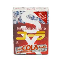 Презервативы ультратонкие прозрачного цвета Sagami Xtreme cola №3 3 штуки
