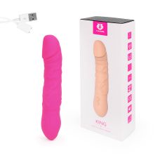 Вагинальный вибратор ярко-розовый S-hande 