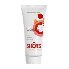 Вагінальний лубрикант на водній основі з ароматом полуниці Shots 100 мл