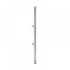 Розпірка з чотирма кільцями для фіксації рук та ніг сріблястого кольору Sinner