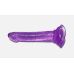 Анальний фалоімітатор реалістичний на присоску SKN фіолетовий
