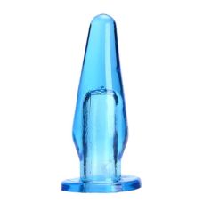 Анальний затор на палець синього кольору SKN ANL045