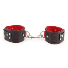 Наручники чёрные искуственная кожа Handcuffs Standart Hand Cuffs