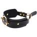 Чокер-ошейник с кольцом чёрный SKN-AS18 Чокер-ошейник с кольцом чёрный SKN-AS18