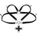 Портупея женская на грудь из искусственной кожи чёрная Womens PU Harness Caged Bra Портупея женская на грудь из искусственной кожи чёрная Womens PU Harness Caged Bra