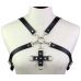 Портупея женская для груди из искуственной кожи розовая Womens PU Harness Caged Bra Портупея женская для груди из искуственной кожи розовая Womens PU Harness Caged Bra