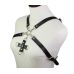 Портупея женская для груди из искуственной кожи розовая Womens PU Harness Caged Bra Портупея женская для груди из искуственной кожи розовая Womens PU Harness Caged Bra