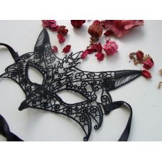Мереживна сексуальна маска на очі SKN чорна