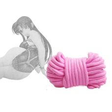 Веревка для связывания тела розовая длина 4 метра SKN-C040