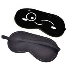 Закрытая маска Smile на глаза SKN для БДСМ-игр черная