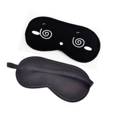 Черная закрытая маска на глаза Smile SKN для БДСМ SKN-C069