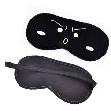 Закрытая черная маска на глаза Smile SKN для БДСМ