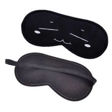 Черная закрытая маска на глаза Smile SKN для БДСМ SKN-C071