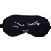Закрита маска на очі чорна Smile SKN для БДСМ-ігор