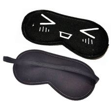 Черная закрытая маска на глаза Smile SKN для БДСМ-игр SKN-C073